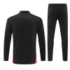 Sudadera De Entrenamiento AC Milan Cremallera De Cuarto 2024-25 Negra - Hombre